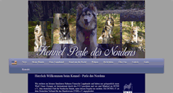 Desktop Screenshot of perle-des-nordens.com