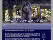 Tablet Screenshot of perle-des-nordens.com